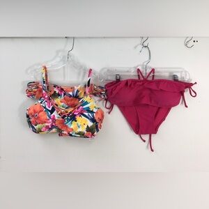 Hollister Women's Mix and Match Hi-Cut Bikini Bundle of 2 Sz S/M GREAT Condition